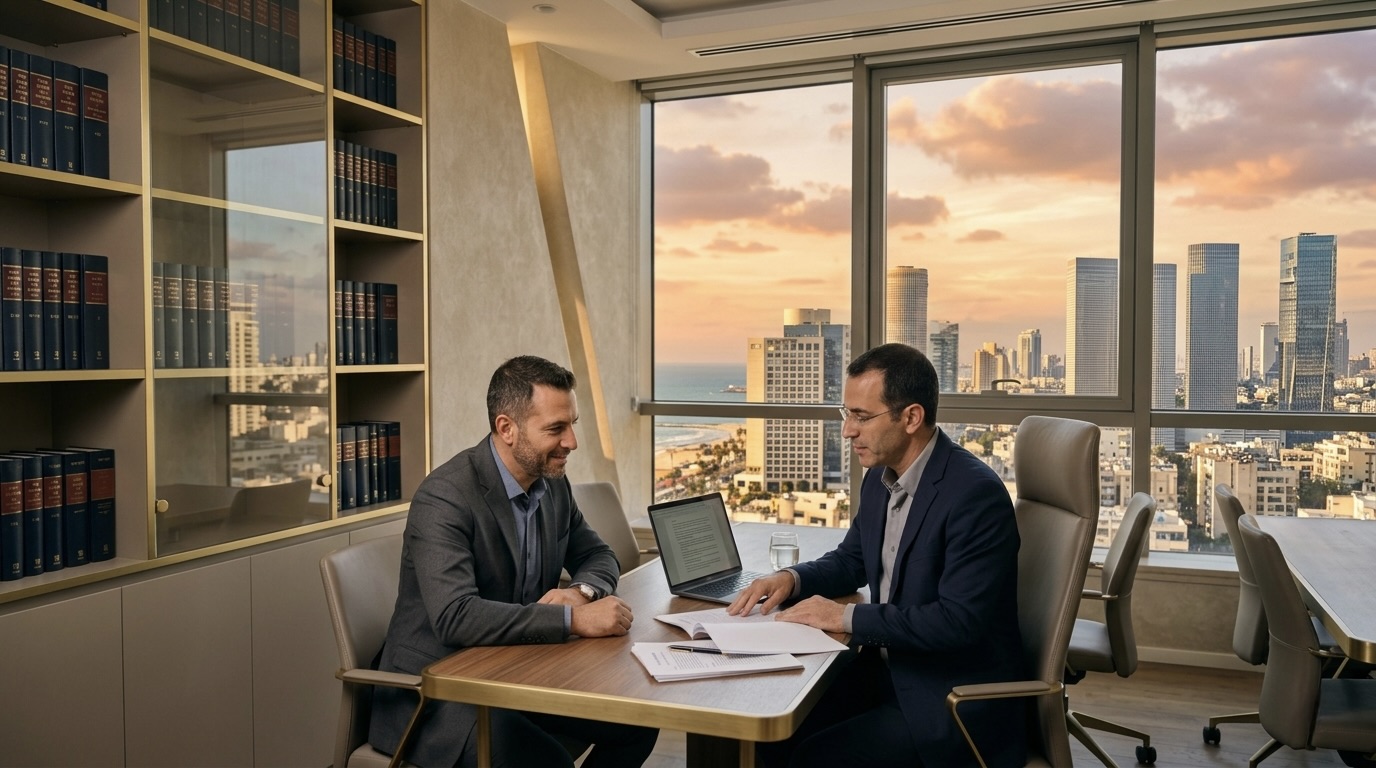 עורך דין לייצוג מעסיקים בפגישה במשרד